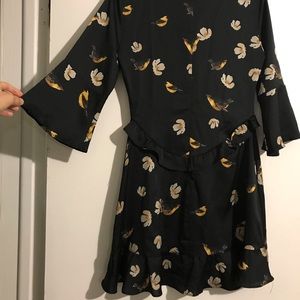 Zara bird dress